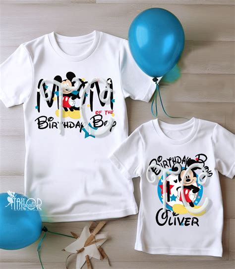 mickey mouse 1st birthday shirt