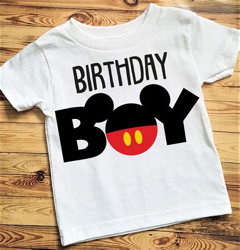 mickey mouse birthday t shirt