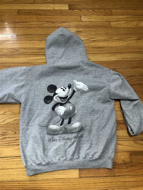 mickey mouse zip up sweatshirt