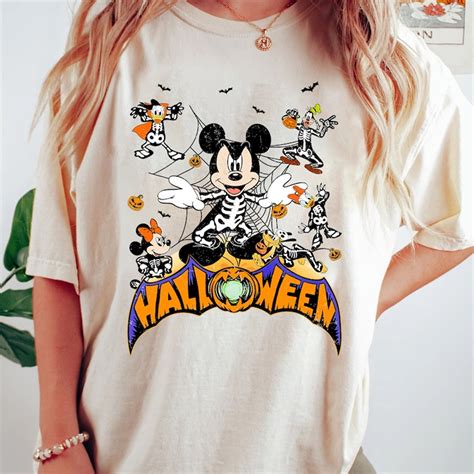 mickey skeleton shirt