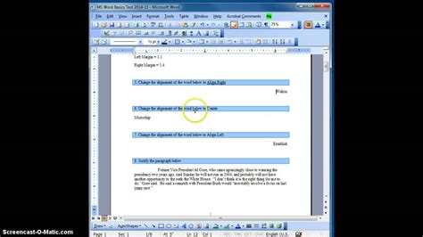 micosoft 2010 word performance test 4117 PDF