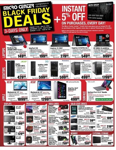 Micro Center Black Friday Catalog