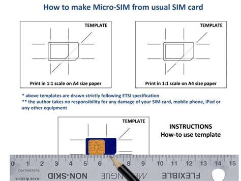 micro sim template letter size paper Epub