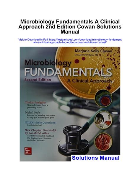 microbiology fundamentals a clinical approach cowan Ebook PDF