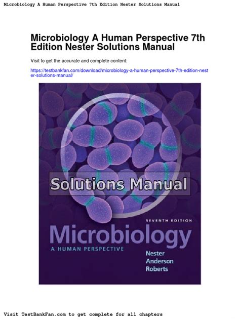 microbiology nester 7th edition download Reader