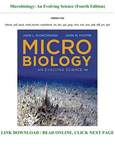 microbiology_an_evolving_science_pdf Kindle Editon