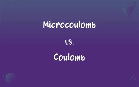 microcoulomb