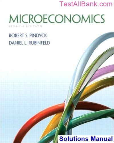 microeconomics 8 e pindyck solutions PDF