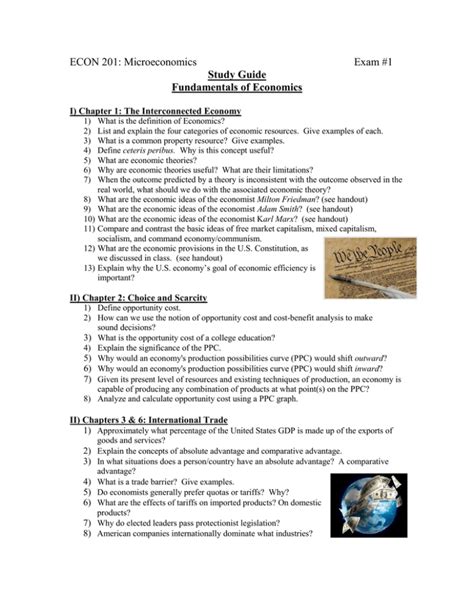 microeconomics study guide free Reader