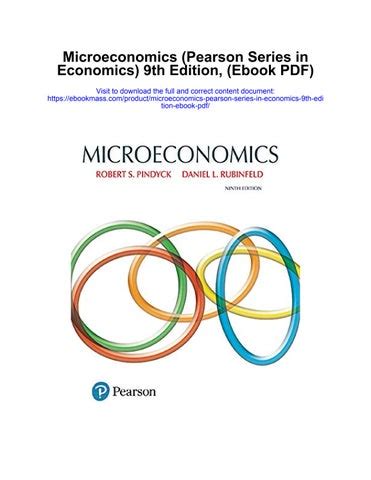 microeconomics the pearson series economics Ebook Epub