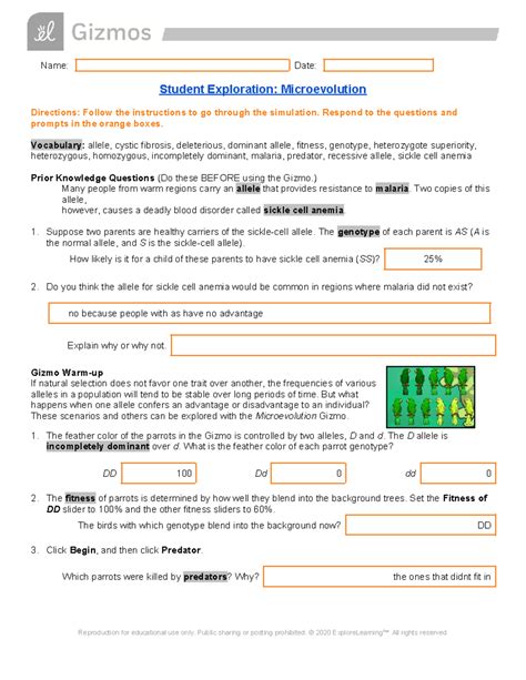 microevolution answer key Ebook Kindle Editon