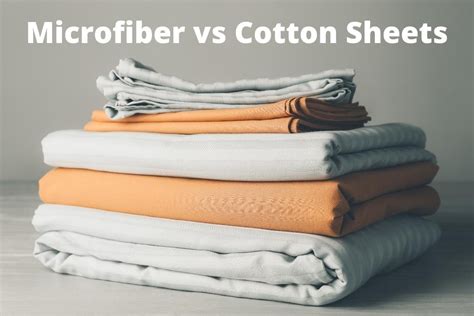 microfiber sheets vs cotton sheets