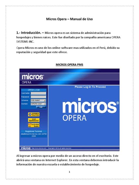 micros opera manual pdf Doc