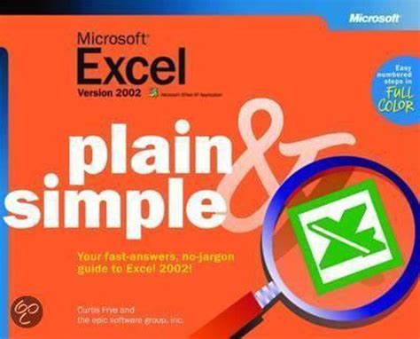 microsoft® excel version 2002 plain and simple Epub