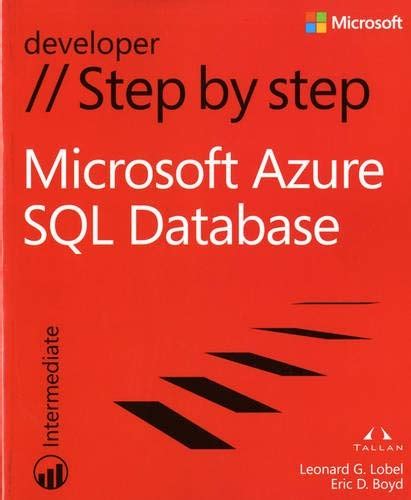 microsoft azure sql database step by step step by step developer Kindle Editon