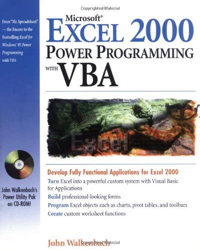 microsoft excel 2000 power programming with vba PDF