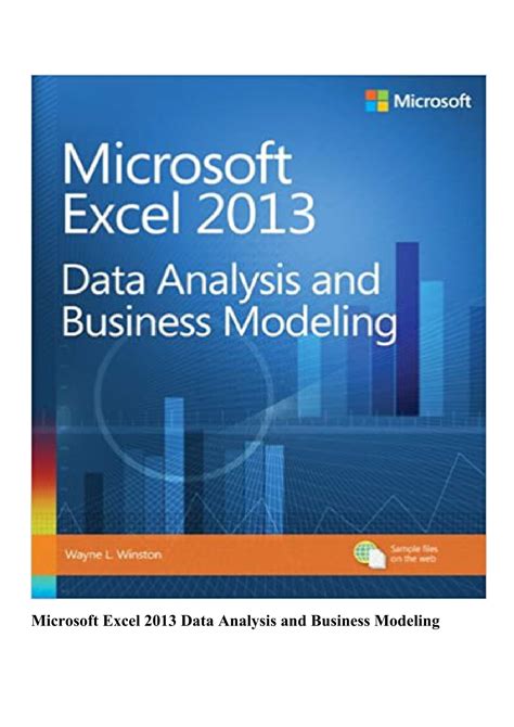 microsoft excel 2013 data analysis and business modeling Reader