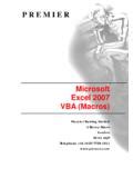 microsoft excel vba free training manual Kindle Editon
