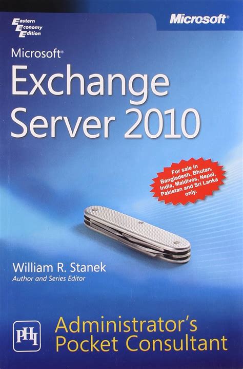 microsoft exchange server 2010 administrators pocket consultant Epub