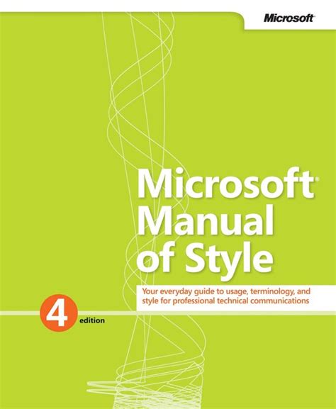 microsoft manual of style 4th edition PDF