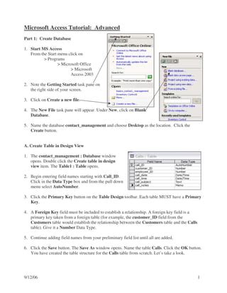 microsoft office access 2007 advanced tutorial pdf Reader