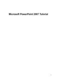 microsoft office powerpoint 2007 training manual pdf Doc