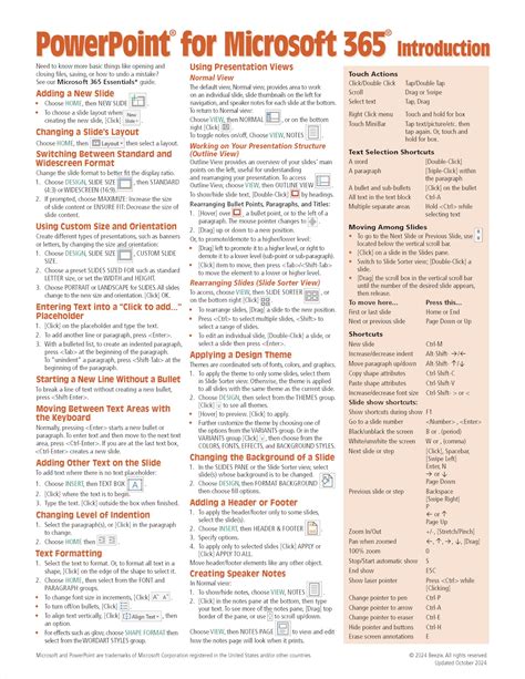 microsoft powerpoint introduction quick reference Doc