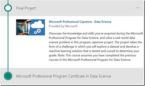 microsoft professional program in data science