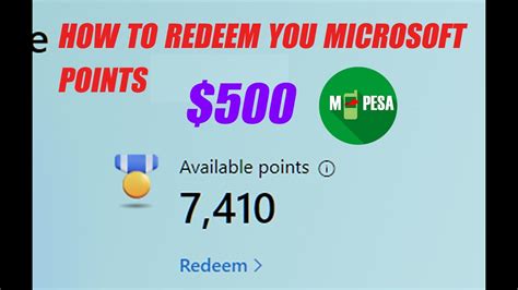 microsoft redeem points