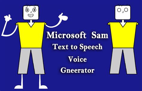 microsoft sam voice text to speech