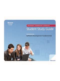 microsoft technology associate study guide PDF
