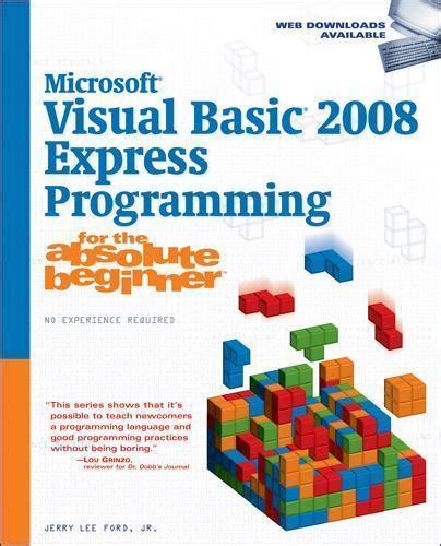 microsoft visual basic 2008 express programming for the absolute beginner Epub