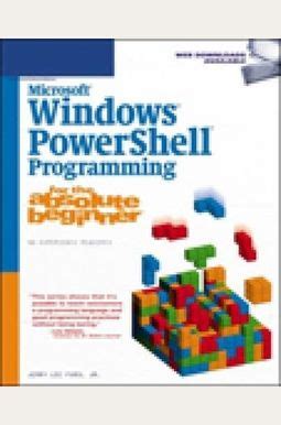 microsoft windows powershell programming for the absolute beginner PDF