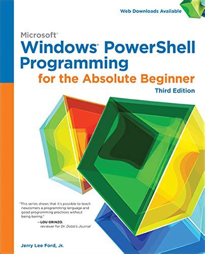 microsoft windows powershell programming for the absolute beginner third edition Ebook Epub