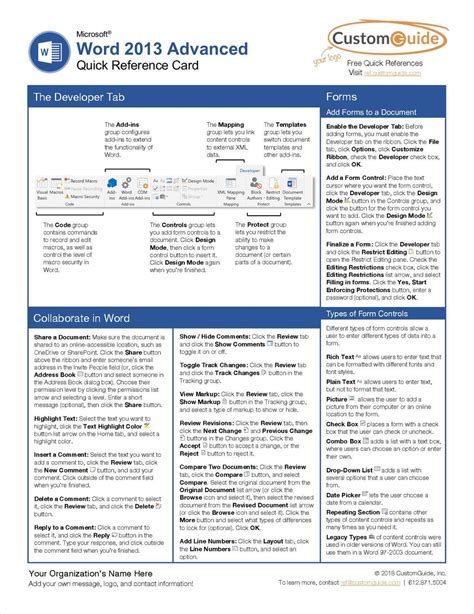 microsoft word 2013 reference guide Reader