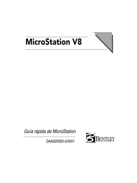 microstation v8 manual pdf Doc