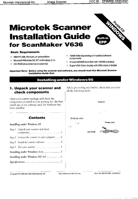 microtek e6 scanners owners manual Kindle Editon