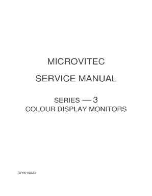 microvitec series 3 monitors service manual user guide Kindle Editon