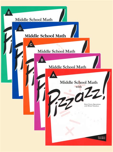 middle school math with pizzazz book e PDF