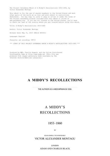 middys recollections german middy erinnerungen ebook Doc