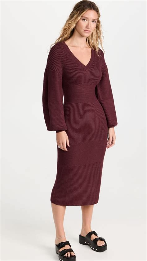 midi sweater dress