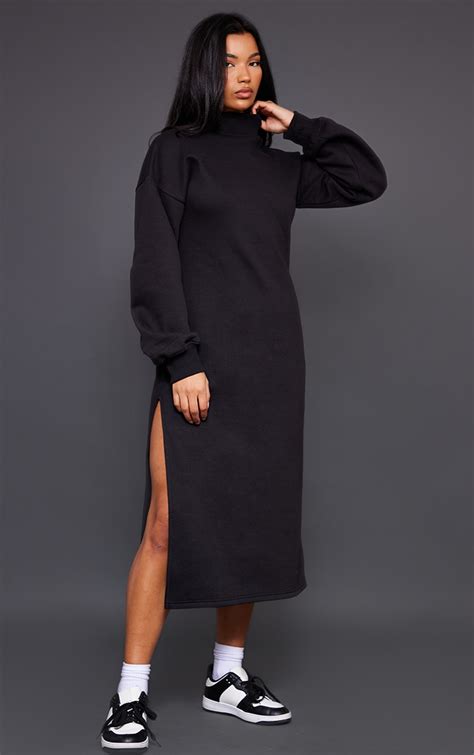 midi sweatshirt dress