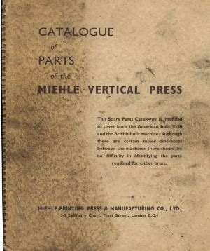 miehle vertical user guide Kindle Editon