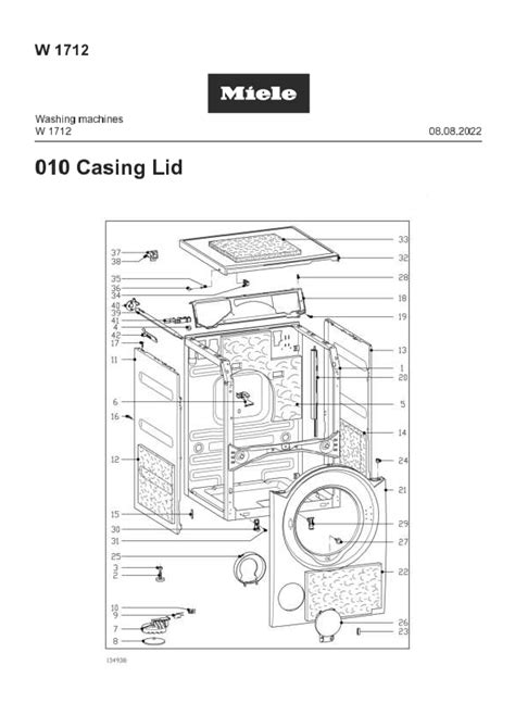 miele washing machine manual w1712 PDF