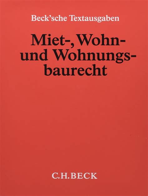 miet wohn wohnungsbaurecht 71 erg nzungslieferung PDF