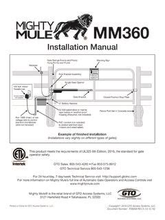 mighty mule 1000 series manual PDF