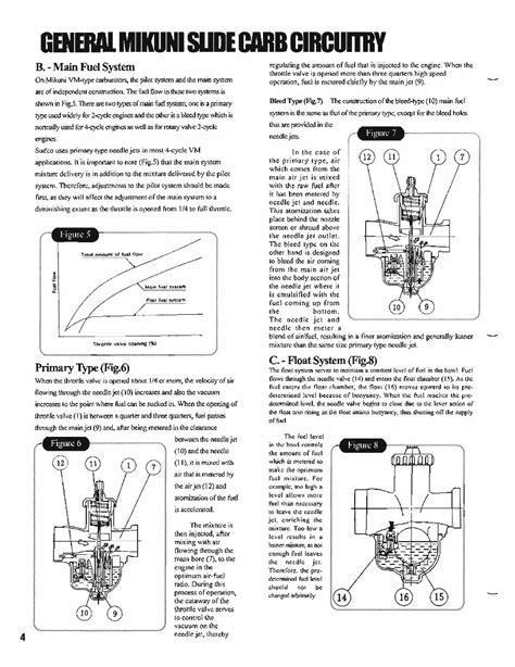 mikuni carb settings manual PDF