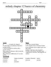 milady chapter 12 chemistry Doc