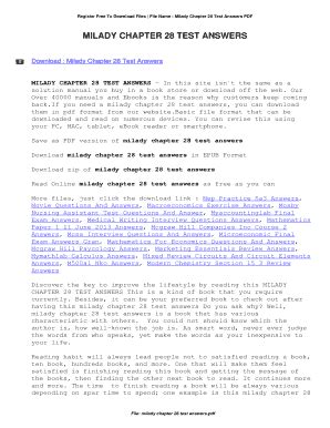 milady chapter 28 test answers Kindle Editon