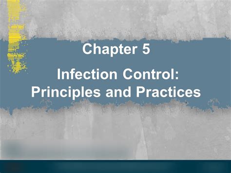 milady chapter 5 infection control PDF